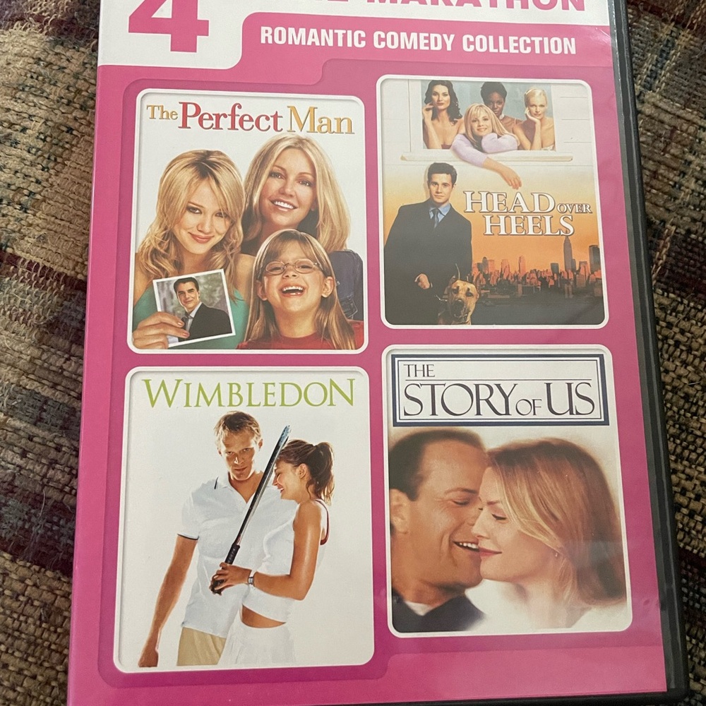 4 Movie Marathon Romantic Comedy DVD Collection